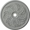 Ekena Millwork Sellek Ceiling Medallion (Fits Canopies up to 9"), 42 1/8"OD x 1 7/8"P, Primed White CM42SK - alternate 1